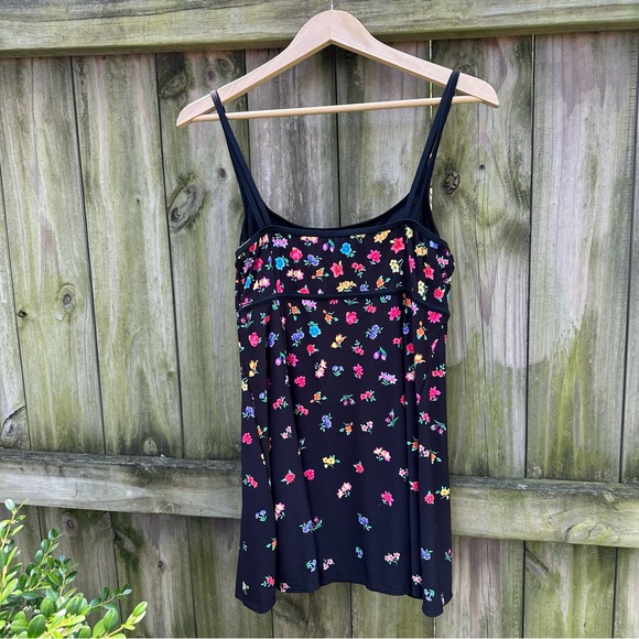 St. John’s Bay Tropical Floral Swim Dress Multicolor Plus‎ Size 16 NWT - Picture 13 of 16